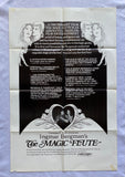 THE MAGIC FLUTE - 27"x41" Original Movie Poster One Sheet 1975 Ingmar Bergman
