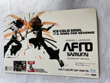 AFRO SAMURAI 11"X17" D/S Original Promo Movie Poster RARE 2008 Samuel L. Jackson