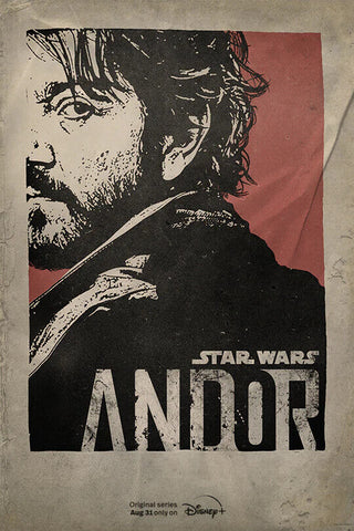ANDOR - 27"x40" D/S Original TV Poster One Sheet DISNEY + Star Wars Diego Luna