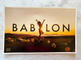 BABYLON - 11"x17" Original Promo Movie Poster MINT 2022 Margo Robbie Brad Pitt Cinemark LE