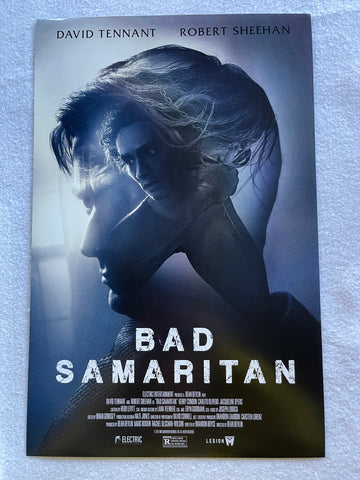 BAD SAMARITAN 11"x17" Original Promo Movie Poster SDCCSE 2021 MINT David Tennant