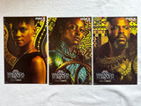 BLACK PANTHER WAKANDA FOREVER Set of 3 Original D/S Promo 11"x17" Movie Poster AMC IMAX MINT