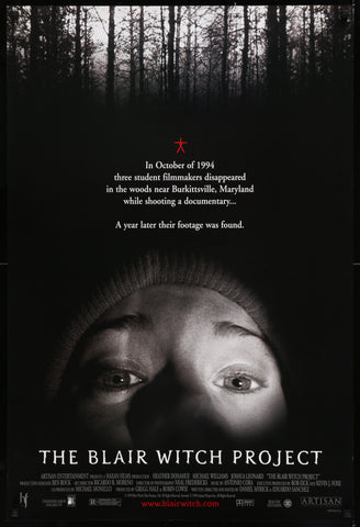 THE BLAIR WITCH PROJECT - 27"x40" D/S Original Movie Poster One Sheet 1999