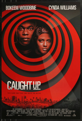 CAUGHT UP - 27"x40" Original Movie Poster One Sheet Bokeem Woodbine 1998 Cynda Williams