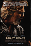 CRAZY HEART - 27"x40" D/S Original Movie Poster One Sheet 2009 Jeff Bridges