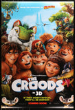 THE CROODS - 27"X40" D/S Original Movie Poster One Sheet 2013 Nicolas Cage