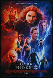 DARK PHOENIX 27"x40" D/S Original Movie Poster One Sheet 2019 X-Men Sophie Turner B