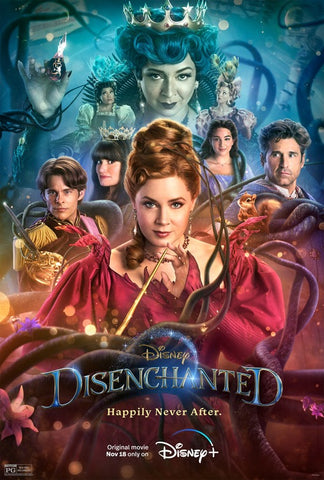 DISENCHANTED - 13"x19" Original Promo Movie Poster MINT 2022 Amy Adams Enchanted