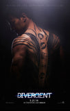 DIVERGENT - 27"X40" D/S Original Movie Poster One Sheet 2014 Four Theo James