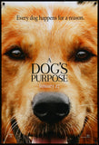 A DOG'S PURPOSE - 27"x40" D/S Original Movie Poster One Sheet 2017 Dennis Quaid