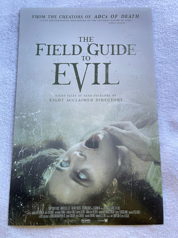 THE FIELD GUIDE TO EVIL - 11"x17" Original Promo Movie Poster SDCCSE 2021 MINT