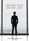 FIFTY SHADES OF GREY - D/S 27"X40" Original Movie Poster One Sheet 2015 Christian Grey