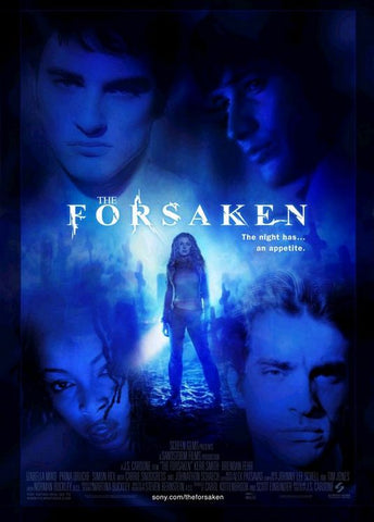 THE FORSAKEN - 11.5"X17" Original Promo Movie Poster 2001 Kerr Smith Brendan Fehr