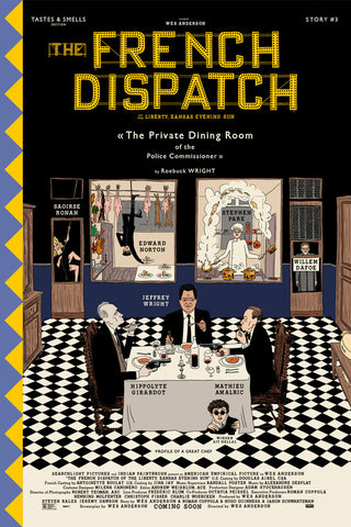 THE FRENCH DISPATCH - 13.5"x20" Original Promo Poster MINT Wes Anderson Story #3