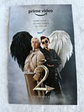 GOOD OMENS SEASON 2 - 11"X17" Original TV Poster MINT 2022 NYCC Embossed Rare