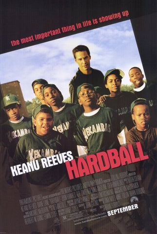 HARDBALL - 27"x40" D/S Original Movie Poster One Sheet Keanu Reeves 2001