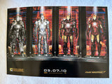 IRON MAN 2 SDCC 2009 Comic Con Original 13.5"X20" Promo Movie Poster MINT Robert Downey Jr.