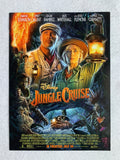 JUNGLE CRUISE / FREE GUY - 9.5"x13" D/S Original Promo Movie Poster Disney MINT