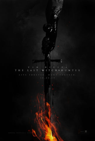 THE LAST WITCH HUNTER 13"x20" Original Promo Movie Poster SDCC 2015 Vin Diesel