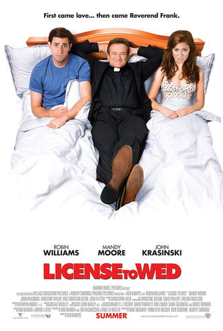 LICENSE TO WED - 27"x40" D/S Original Movie Poster One Sheet 2007 Robin Williams