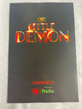 LITTLE DEMON - 12"x18" Original Promo TV Poster SDCC 2022 MINT Aubrey Plaza Hulu