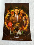 LOKI - 13"x19" Original Promo TV Poster 2021 Disney Marvel Tom Hiddleston Rare