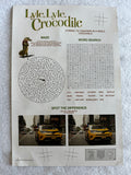 LYLE, LYLE, CROCODILE - 11"X17" D/S Original Promo Movie Poster 2022 MINT Games