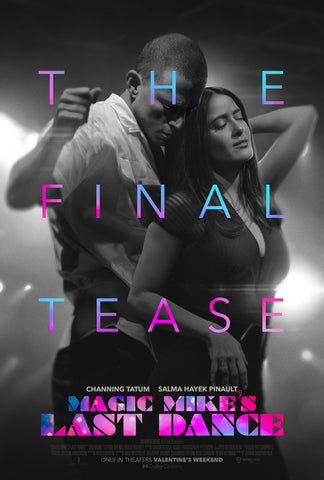 MAGIC MIKE'S LAST DANCE - 27"X40" D/S Original Movie Poster One Sheet 2023 Channing Tatum