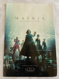 MATRIX RESURRECTIONS - 11.5"X17" Original Promo Movie Poster MINT Keanu Reeves B