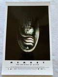 MEMORY: THE ORIGINS OF ALIEN 11"x17" D/S Original Movie Promo POSTER NYCC 2019 Rare Glossy
