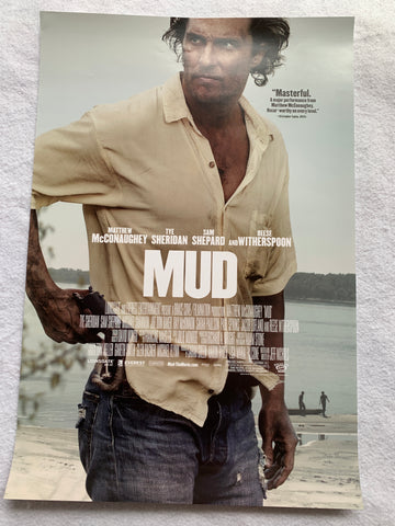 MUD - 13.5"x20" Original Promo Movie Poster MINT 2012 Matthew McConaughey