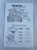 PAW PATROL: THE MOVIE - 11"X17" D/S Original Promo Movie Poster 2021 MINT Games on Back