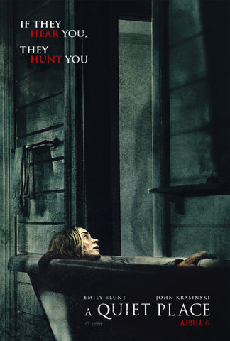 A QUIET PLACE - 11"x17" Original Promo Movie Poster 2018 Emily Blunt John Krasinski