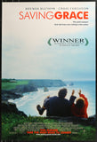 SAVING GRACE- 27"x40" Original Movie Poster One Sheet 2000 Brenda Blethyn Rare