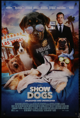 SHOW DOGS 27"x40" D/S Original Movie Poster One Sheet Will Arnett 2018 Ludacris