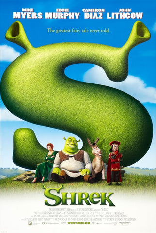 SHREK - 11"x17" Original Movie Poster Mint 2001 Mike Meyers Eddie Murphy Donkey