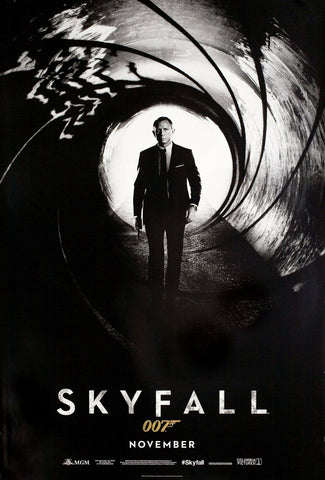SKYFALL (007) - 27"x40" Original Movie Poster One Sheet James Bond DANIEL CRAIG