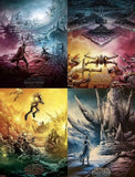 STAR WARS The Rise of Skywalker Original Movie Poster Set of 4 IMAX Set AMC MINT