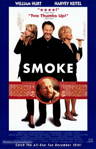 SMOKE - 27"x40" Original Movie Poster One Sheet 1995 Harvey Keitel William Hurt