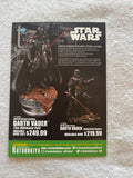 STAR WARS - 5"x7" D/S ORIGINAL POSTCARD MINT SDCC 2021 Kotobukiya Darth Vader SE