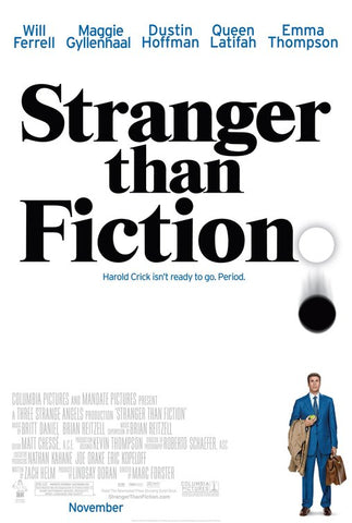 STRANGER THAN FICTION - 27"x40" D/S Original Movie Poster Will Ferrell 2006