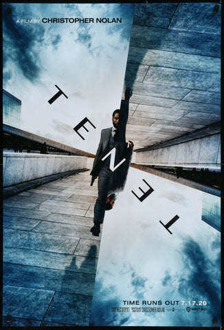 TENET - 27"x40" D/S Original Movie Poster One Sheet 2020 CHRISTOPHER NOLAN Robert Pattinson