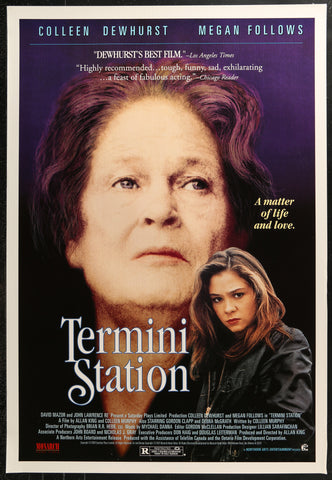 TERMINI STATION - 27"x41" Original Movie Poster One Sheet 1989 Coleen Dewhurst