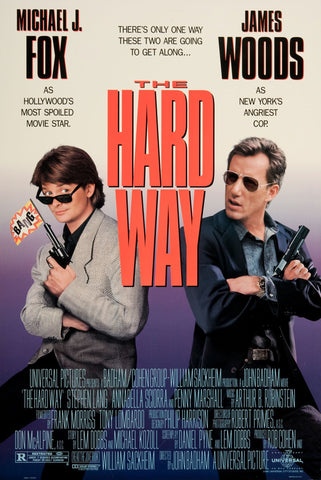THE HARD WAY 27"x40" Original Movie Poster One Sheet James Woods 1991 Michael J. Fox