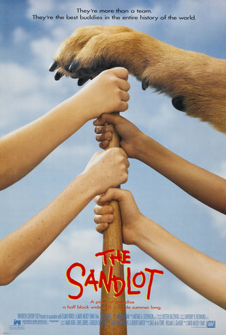 THE SANDLOT - 13.5"X20" Original Promo Movie Poster MINT RARE 1993 Tom Guiry