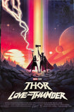 THOR LOVE AND THUNDER - 11"X17" Original Promo Movie Poster MINT 2022 MARVEL