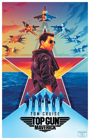TOP GUN MAVERICK - 11"X17" Original Promo Movie Poster LE MINT FAN APPRECIATION 2022 Tom Cruise