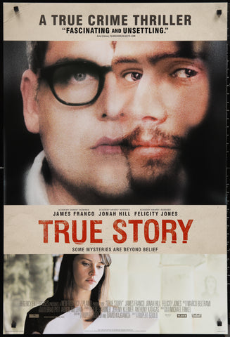 TRUE STORY - 27"x40" D/S Original Movie Poster One Sheet 2015 Jonah Hill James Franco