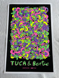 TUCA & BERTIE  - 23"x35" Original TV Poster SDCC 2022 Velvet Blacklight HBO