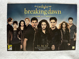 Twilight Breaking Dawn Part 2 - 11"X17" Original Promo Movie Poster SDCC 2012 Mint